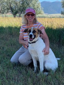 Marcia with dog